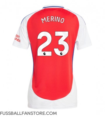 Arsenal Mikel Merino #23 Replik Heimtrikot Damen 2024-25 Kurzarm